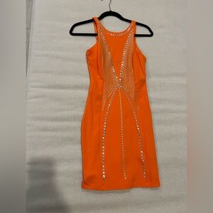 Bebe Addiction bandage bodycon dress. Size S